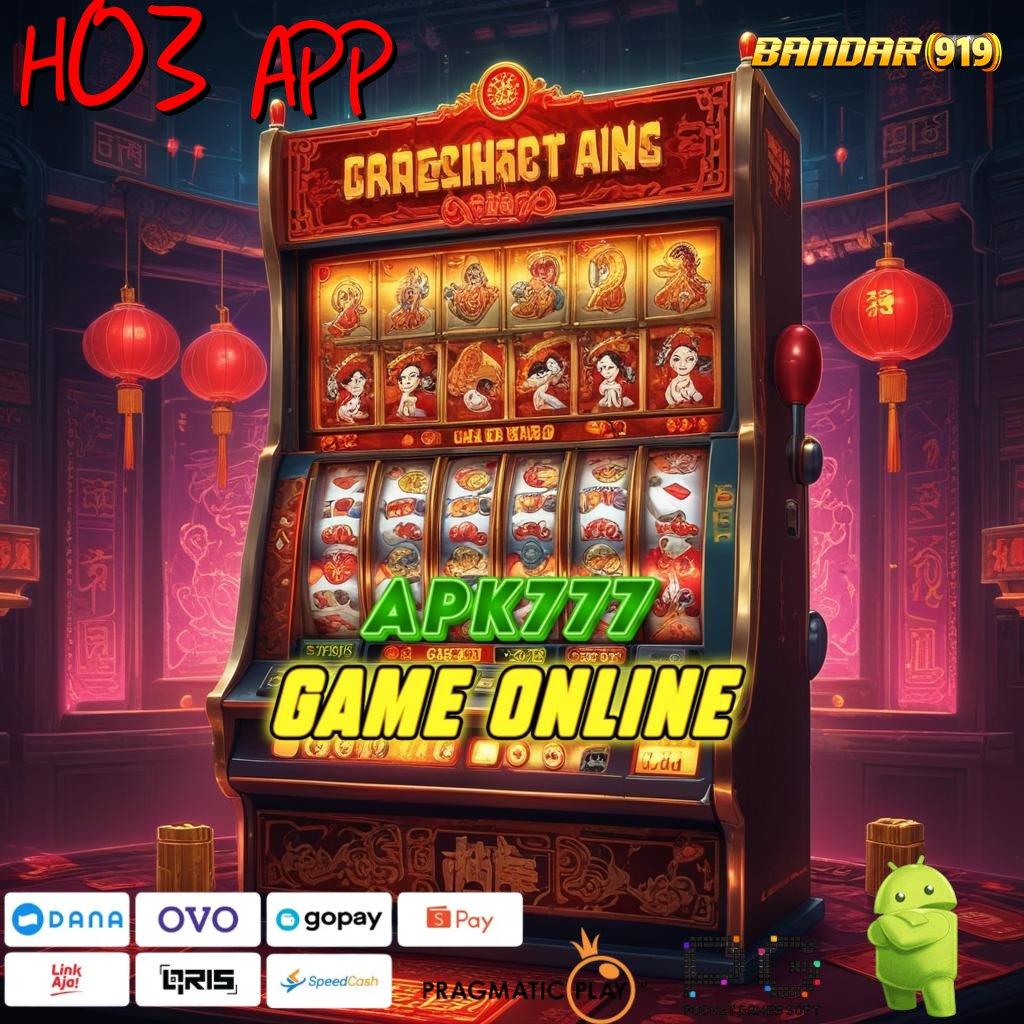 H03 APP , Spin Fleksibel dengan Bonus Tiada Henti