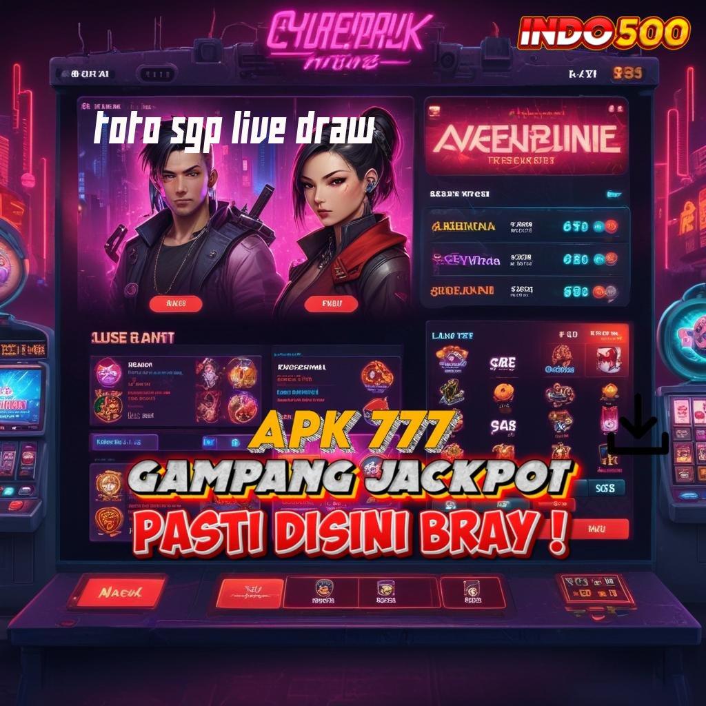 TOTO SGP LIVE DRAW ⚌ peluang bisnis menguntungkan