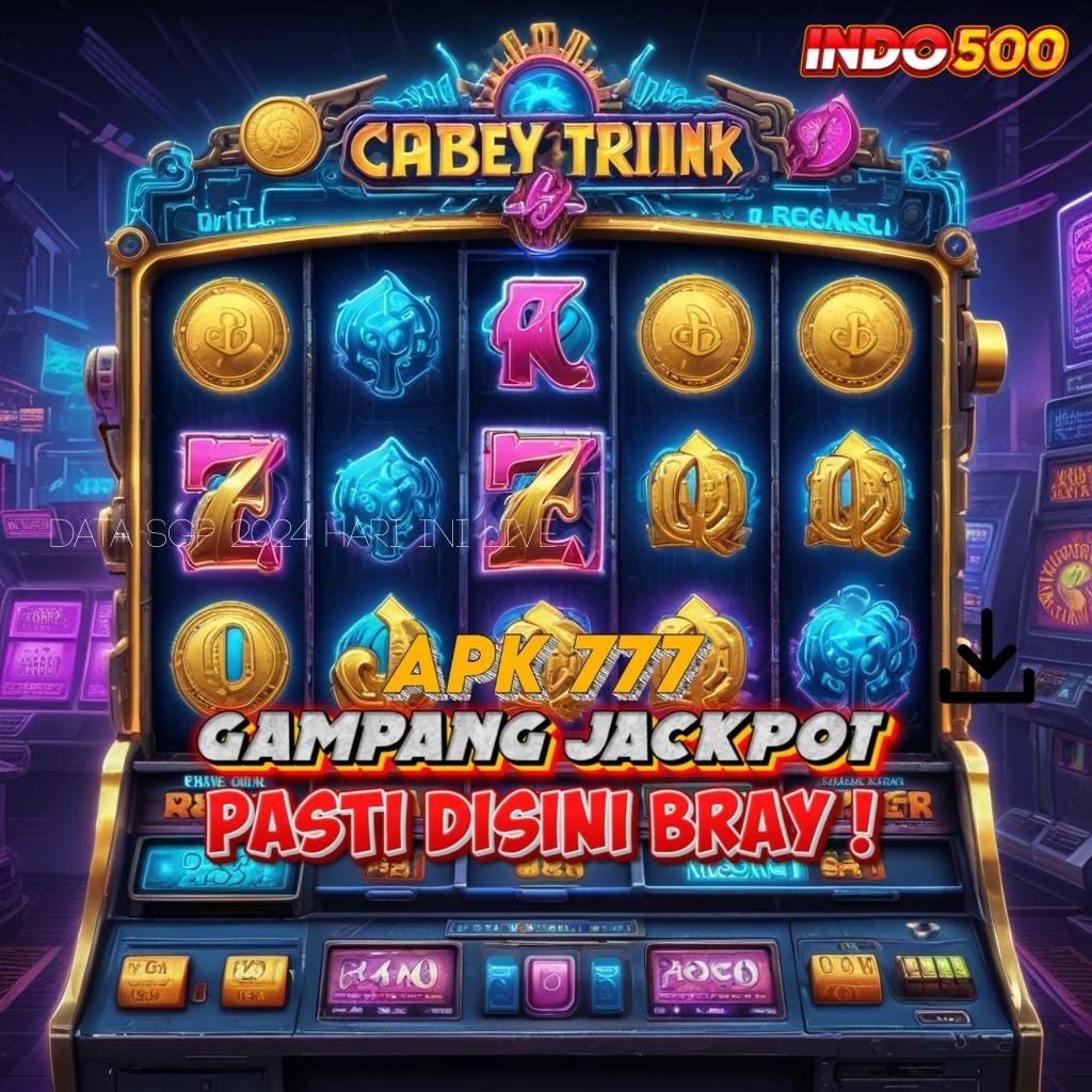 DATA SGP 2024 HARI INI LIVE saluran informasi jackpot langsung wd tanpa ribet