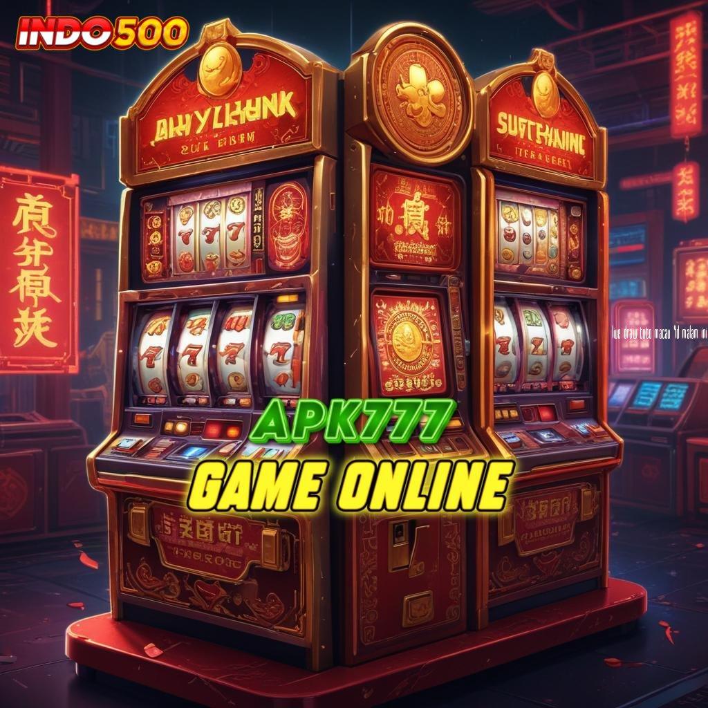 LIVE DRAW TOTO MACAU 4D MALAM INI 🐉 Kaya Bonus Permainan Yang Mempunyai Kesesuaian