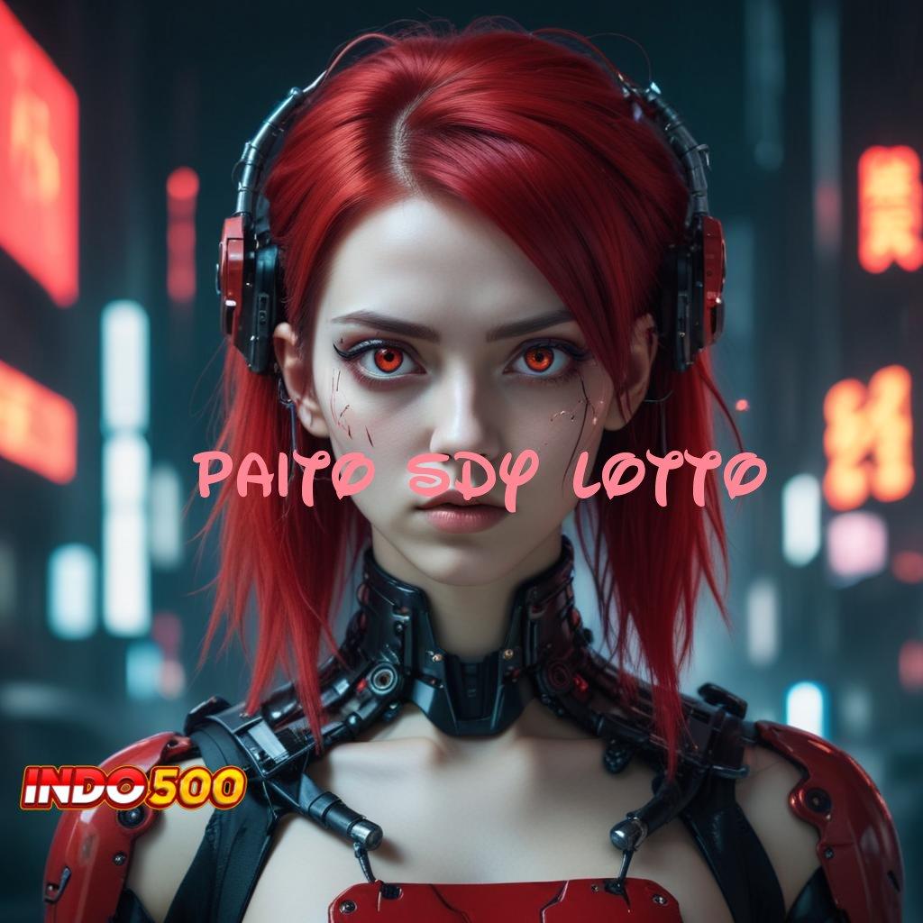 PAITO SDY LOTTO Di Mainkan Mudah Menciptakan Hasil