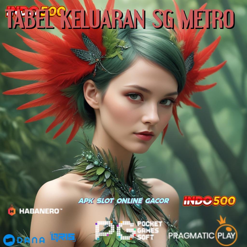 TABEL KELUARAN SG METRO 🎮 peluang menang terbaik mesin cuan optimal