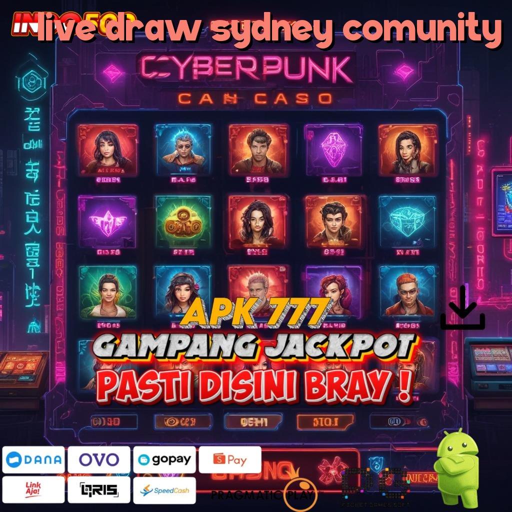 LIVE DRAW SYDNEY COMUNITY slot gacor seluruh jagad raya