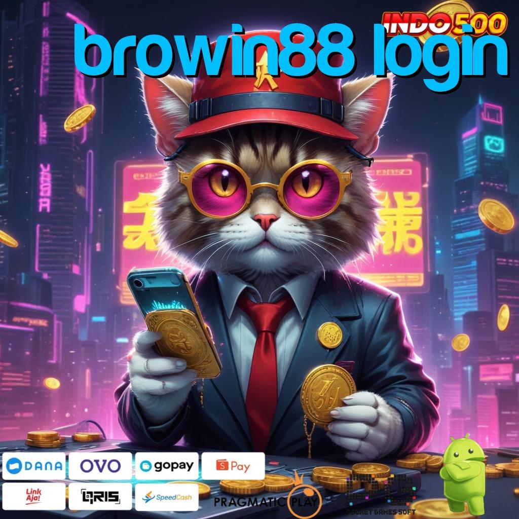 BROWIN88 LOGIN output keberhasilan