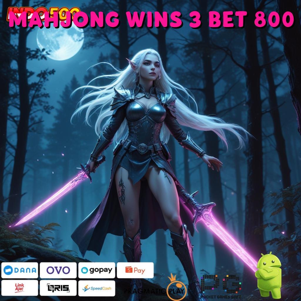 MAHJONG WINS 3 BET 800 Jalur Baru Menuju Keberuntungan Langsung Cair